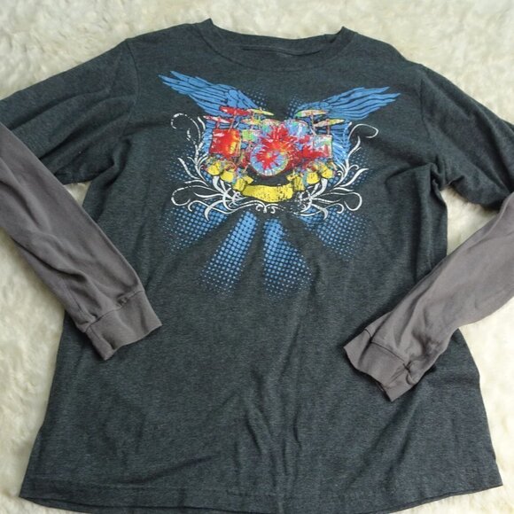 First Wave Drummer L/S Shirt Size 18/20 - Picture 1 of 4